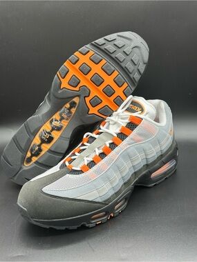 Nike Air Max 95 OG Black-Bright Mandarin Shoes Size 16 HM4740-005 New Retro